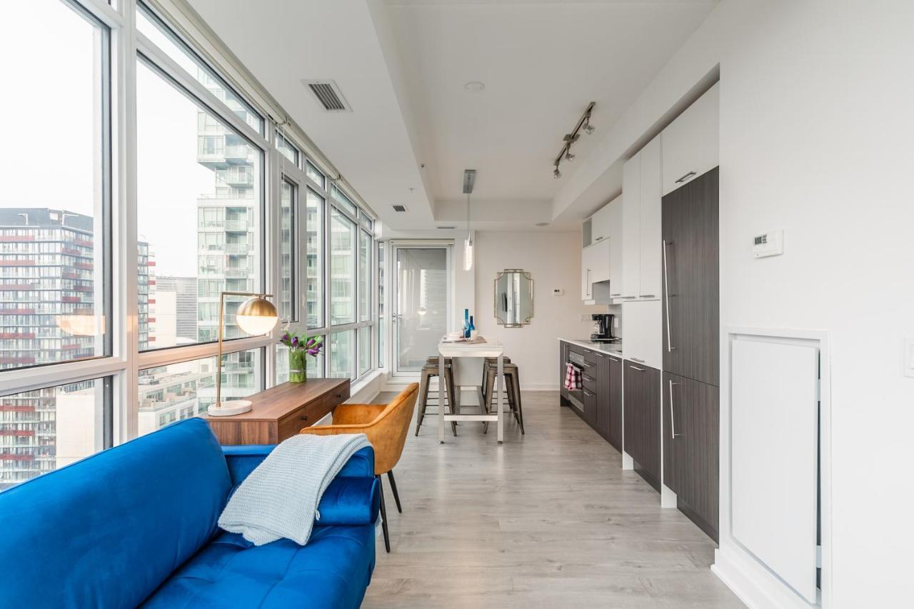 Luxury 2 Bedroom In The Heart Of Entertainment District W/ Cn Tower View Торонто Екстер'єр фото